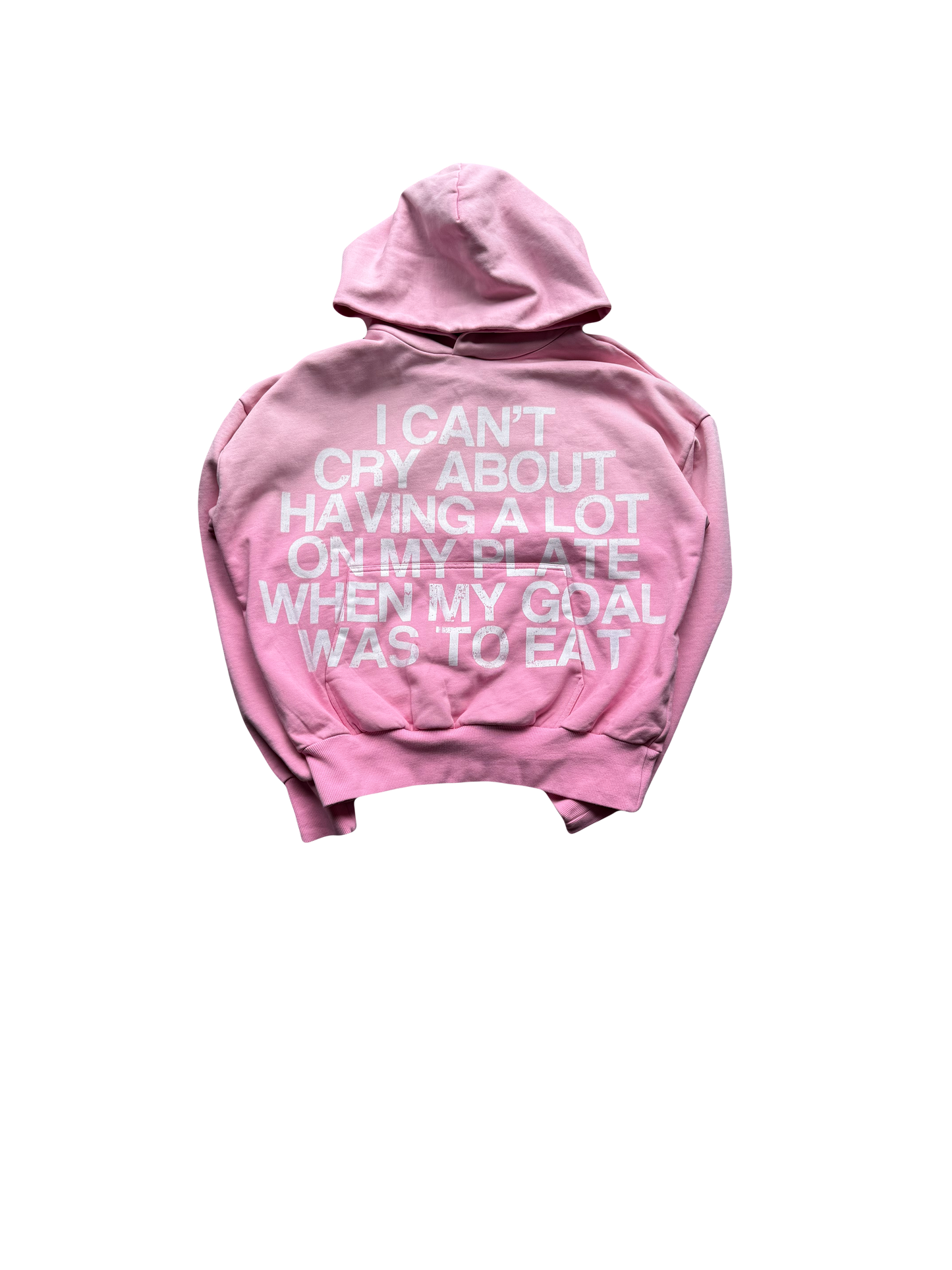 PINK QUOTE HOODIE